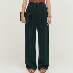 Reformation Mason Pant - black, petite